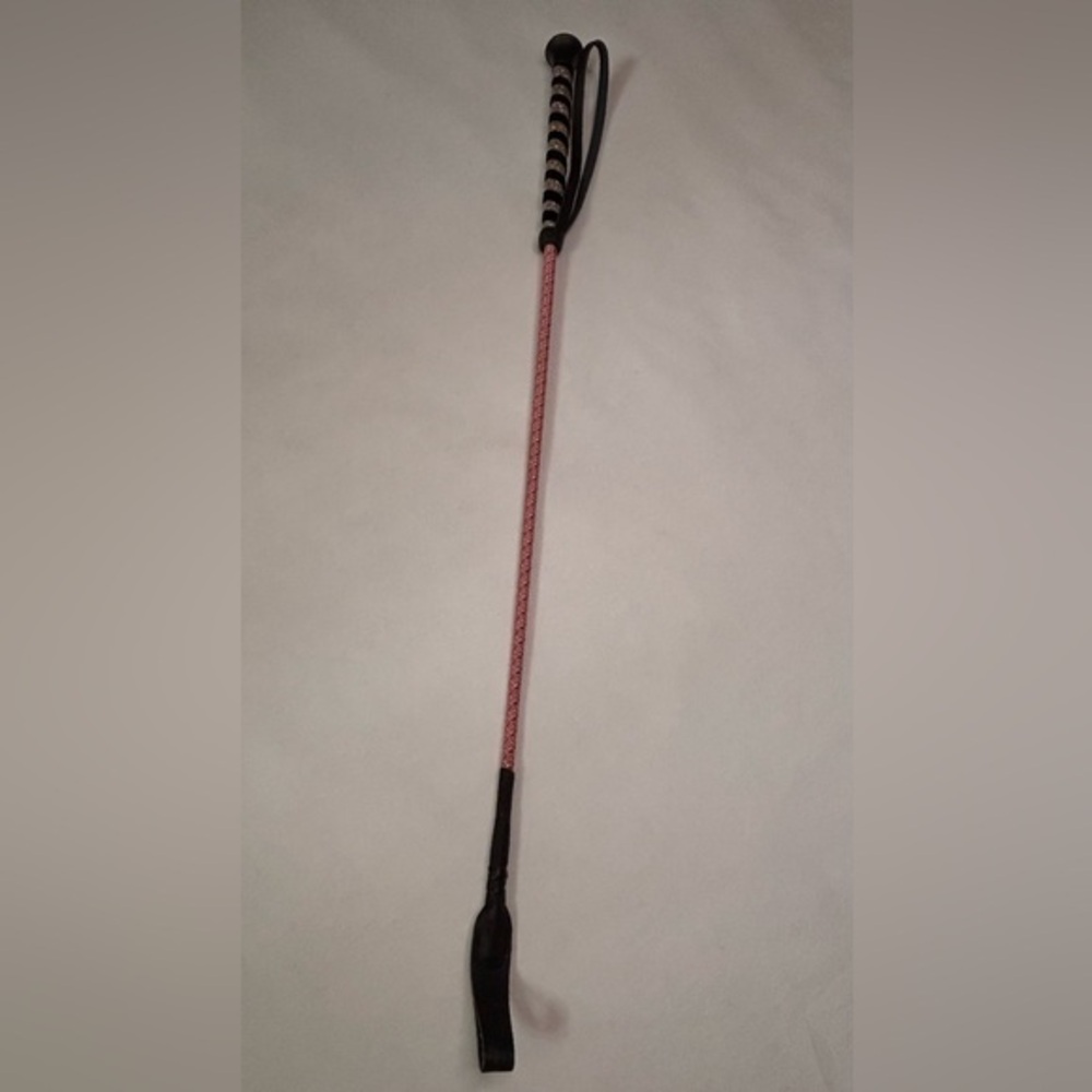Equestrian Pink Sparkle Riding Crop